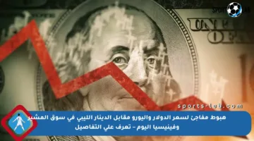 هبوط مفاجئ لسعر الدولار واليورو مقابل الدينار الليبي في سوق المشير وفينيسيا اليوم – تعرف على التفاصيل